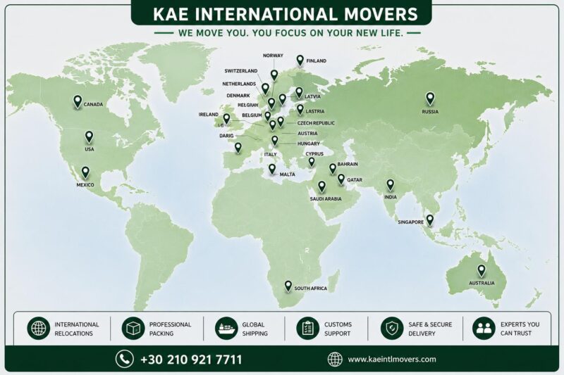 International Moving Destinations | KAE International MoversInternational Movers